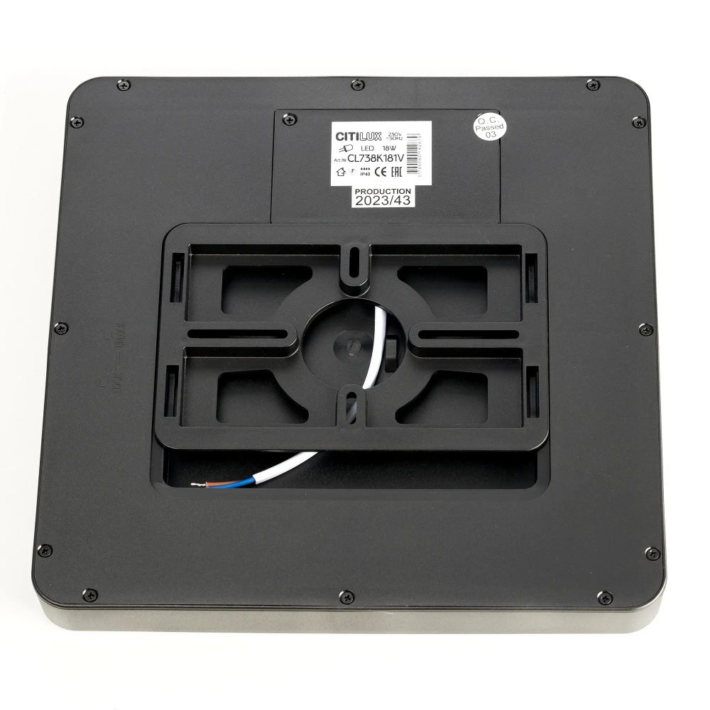 Citilux Бейсик CL738K181V LED Светильник накладной Чёрный
