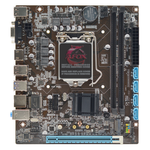 Материнская плата AFOX IH110D4-MA2-V3, Socket1151, mATX, Retail, 2xDDR4, PCIe3.0, 1xM.2, GLAN, 6xUSB2, 4xUSB3, CPU TDP 95Вт, VGA, HDMI