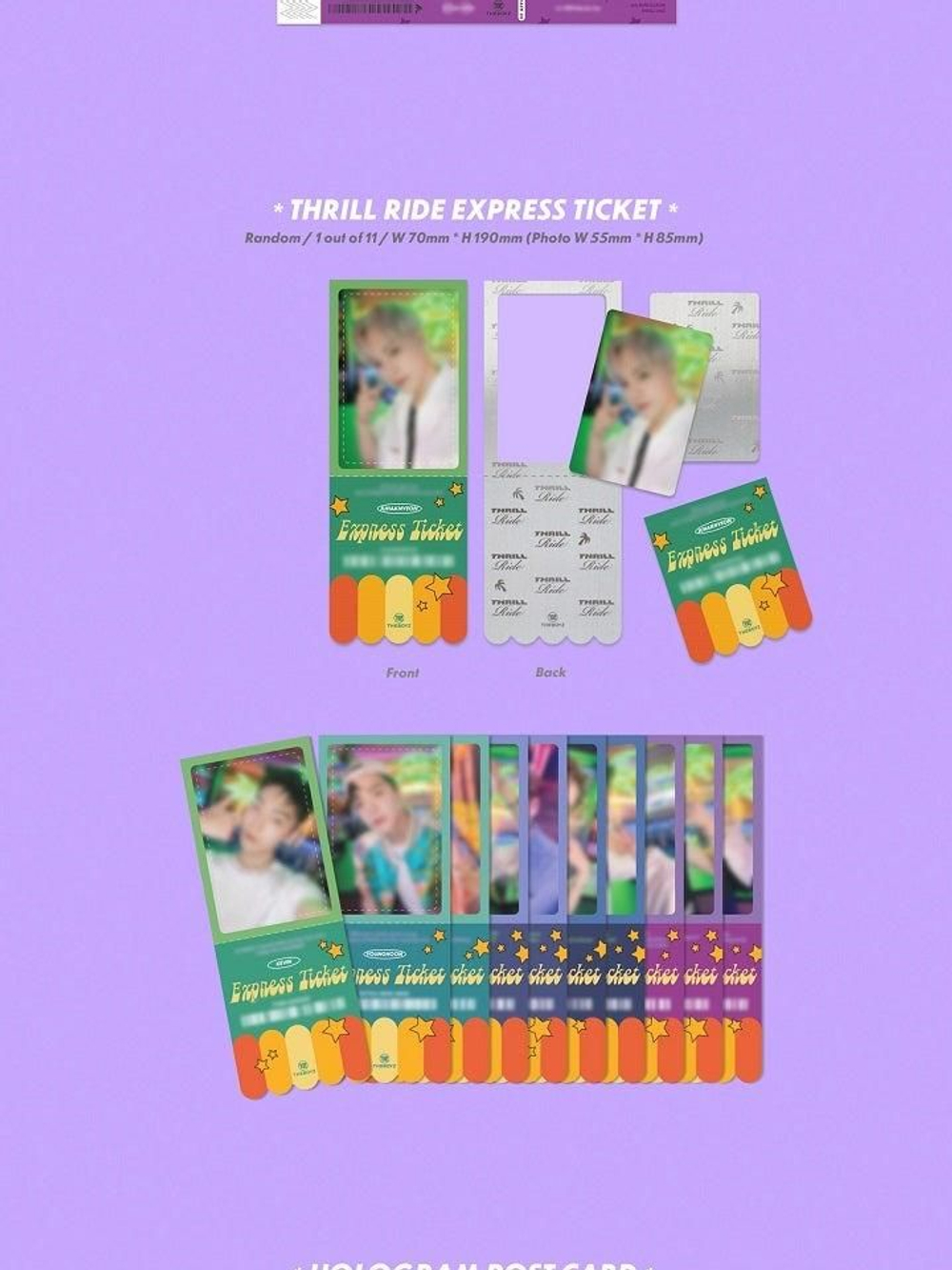 Альбом THE BOYZ - THRILL-ING 6th Mini Album 3 Version SET