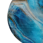 Журнальный стол Woodville Роб D-450 лазурит, черный