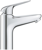 Смеситель для раковины GROHE EuroEco 1-рычажный, размер М, гладкий корпус, 5,7 л/мин (24266001)