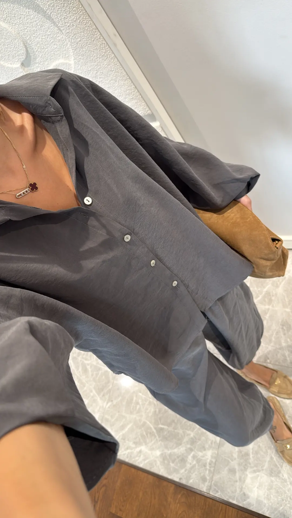 Костюм из модала с рубашкой