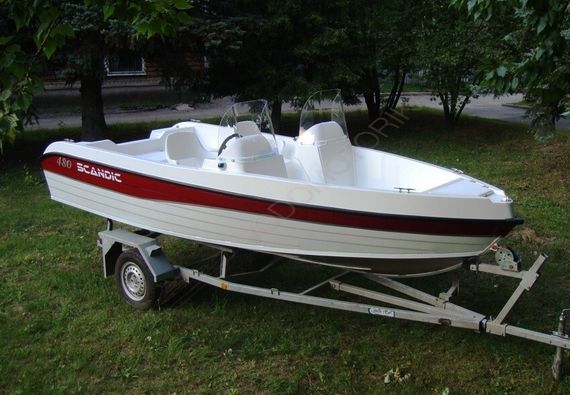 Алюминиевый катер SCANDIC HAVET 480 AL (белый)