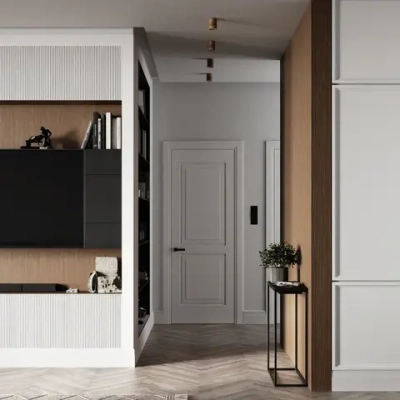 Светильник потолочный светодиодный LUMENTO / Точечный накладной деревянный