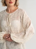 Блуза Воздушная мелодия (молочная) Б15140-7М LT Collection