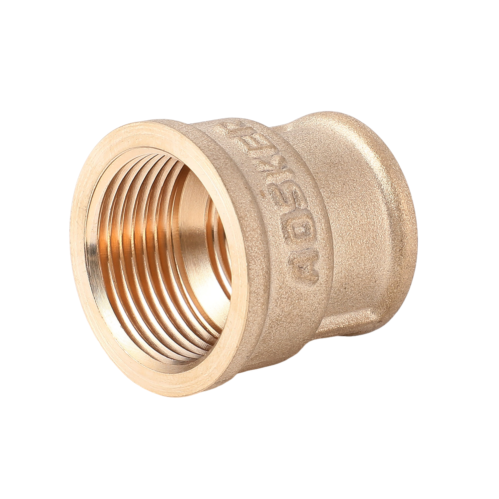 Муфта переходная латунная AOSKER (ф20х15) 3/4"х1/2" ВР ВР