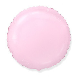 Ф Б/РИС 18" КРУГ Пастель Pink Розовый