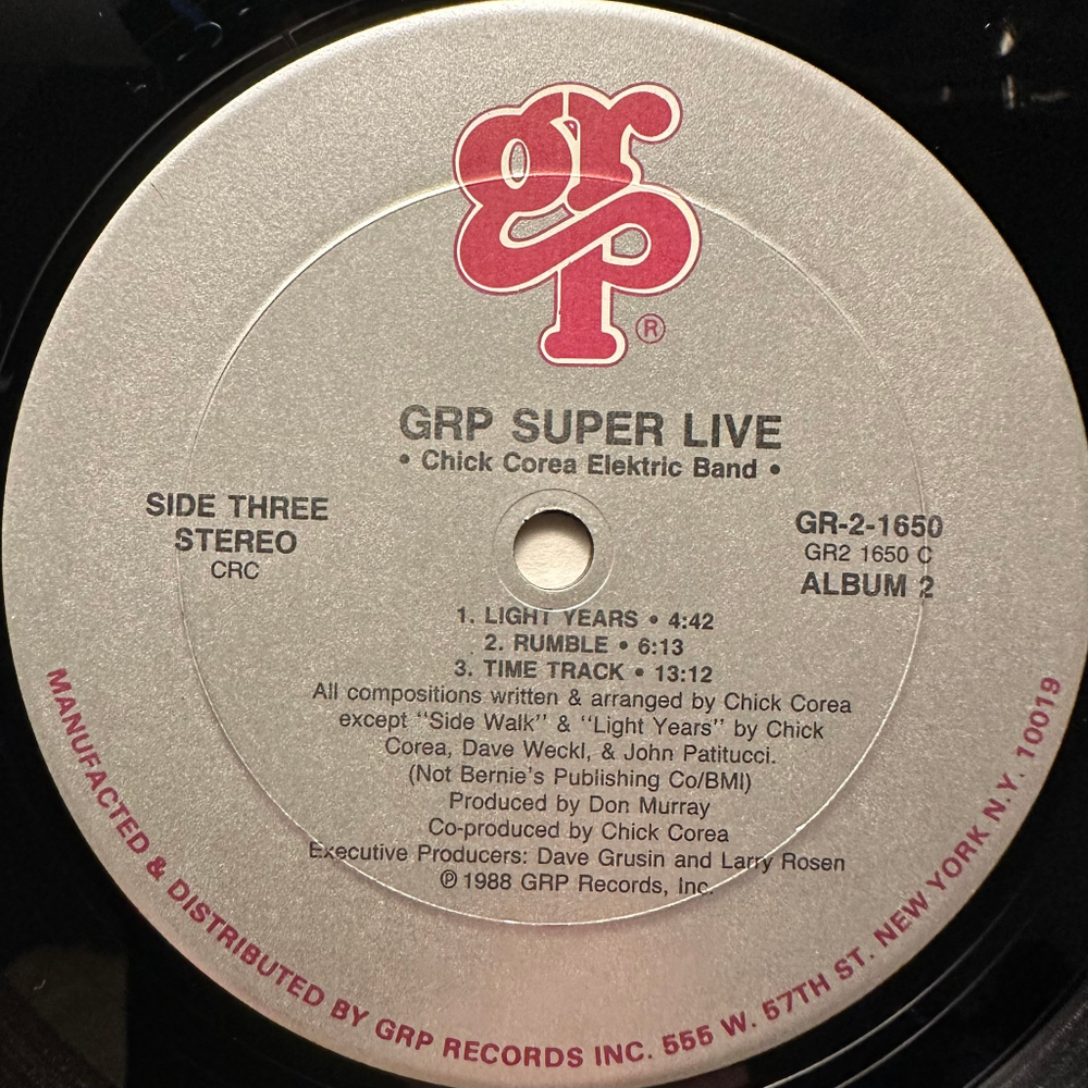 Dave Grusin, Lee Ritenour, Chick Corea, Diane Schuur, Tom Scott - GRP Super Live 2LP (США 1988г.)