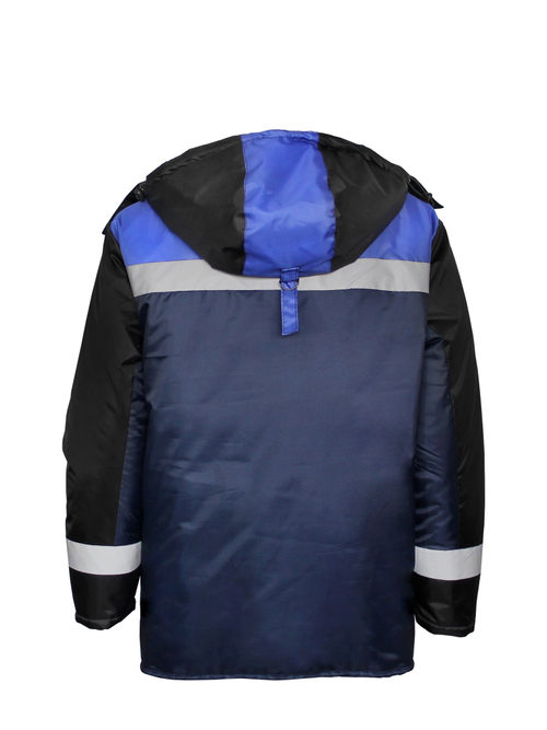 Куртка утеп. "Глобус",тк.оксфорд, цв. СИН/черн/вас (р.52-54)