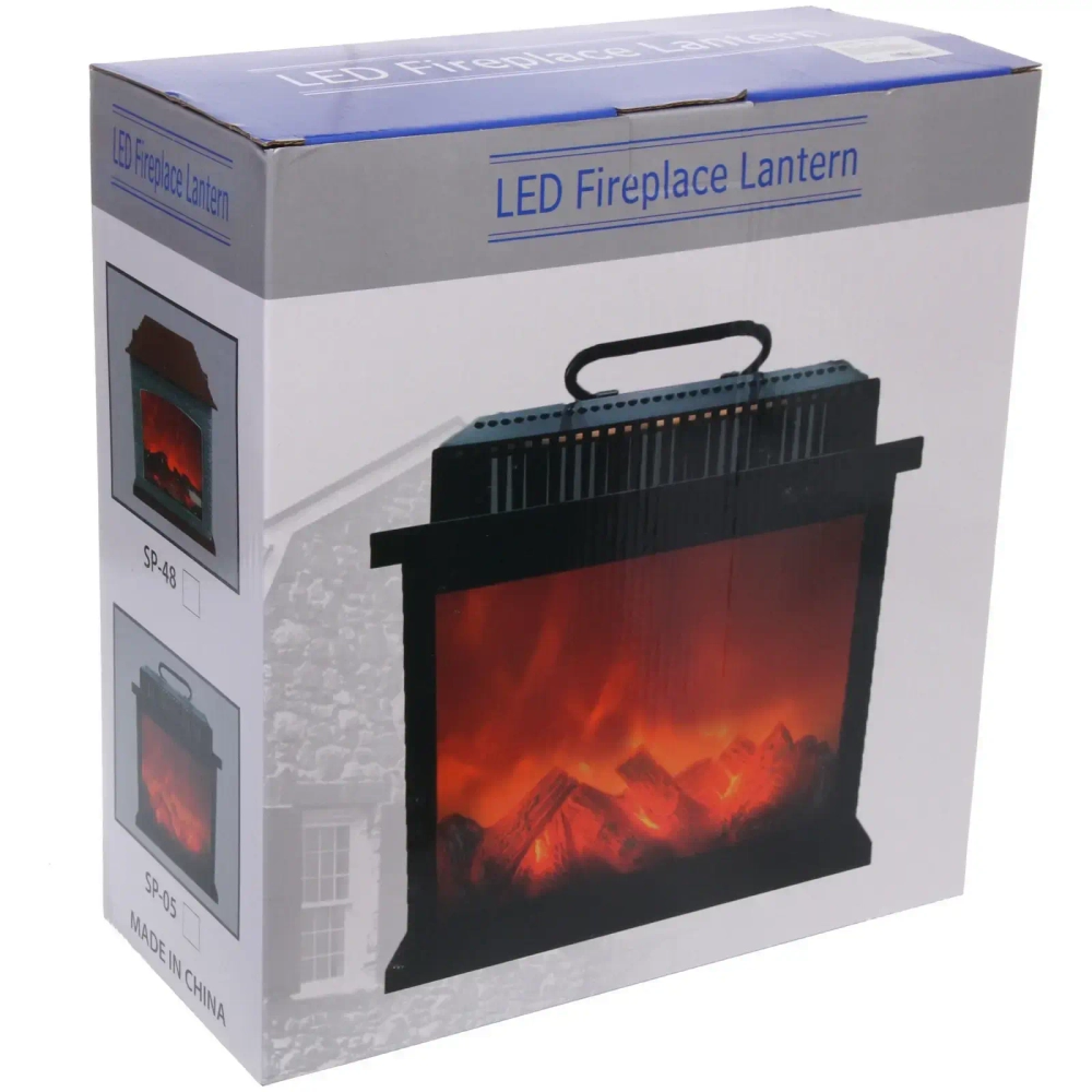 Сувенир с подсветкой «КАМИН - Семейный очаг» 29,8*13*32 см (питание от USB и батареек)