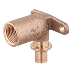 Водорозетка (угол установочный ) надвижная В удлиненная бронза Rehau (Рехау) 16х1/2" RX+