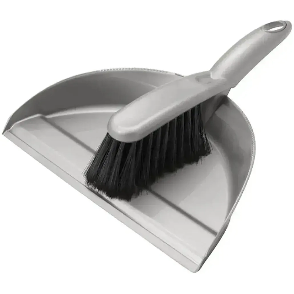 Комплект щетка-сметка Etna с совком (серый)