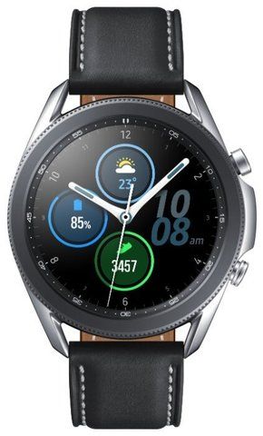 Часы Samsung Galaxy Watch3 45 мм Серебристый/черный