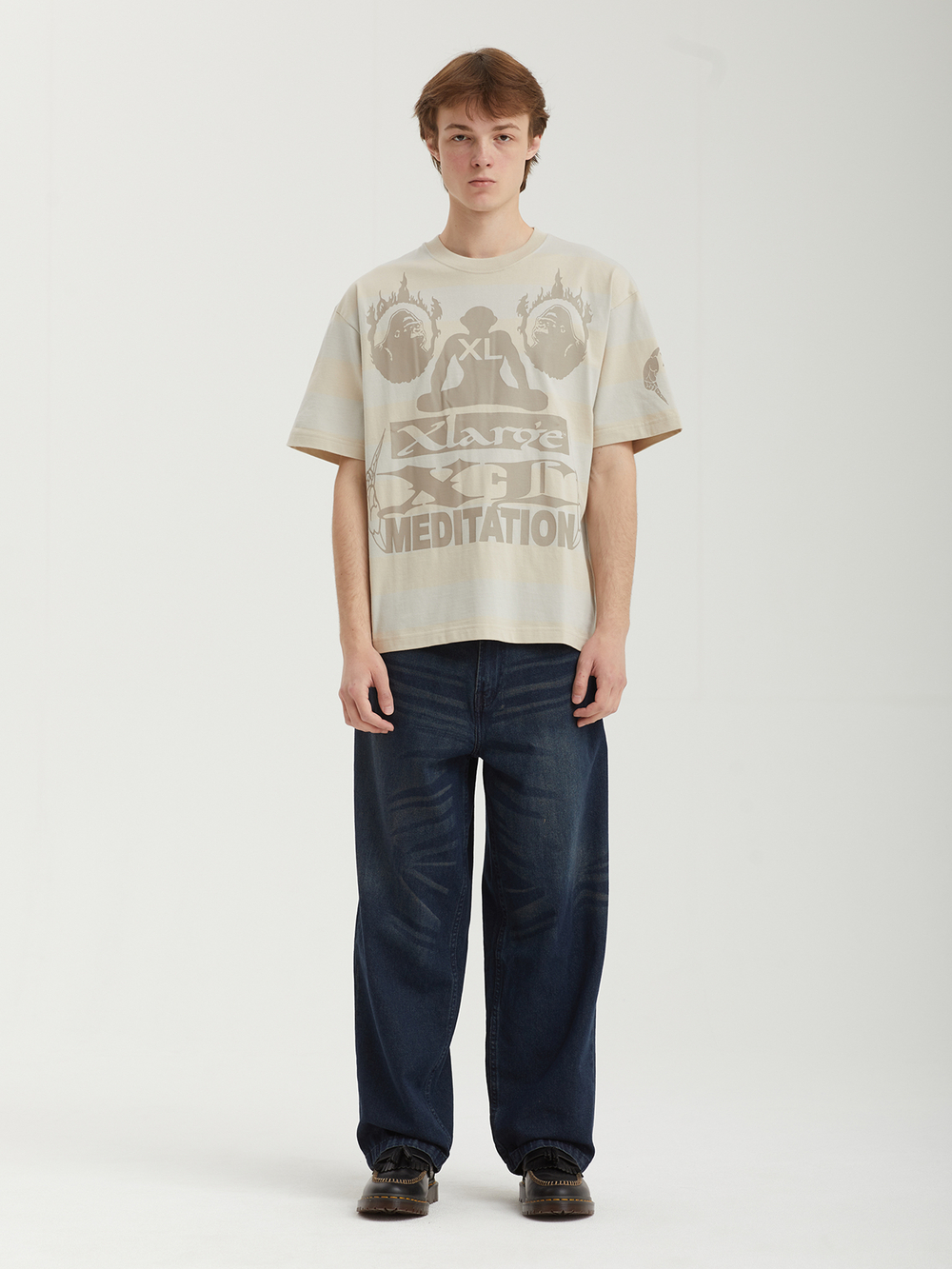Мужские Джинсы (Loose Fit) Lax - Washed Blue