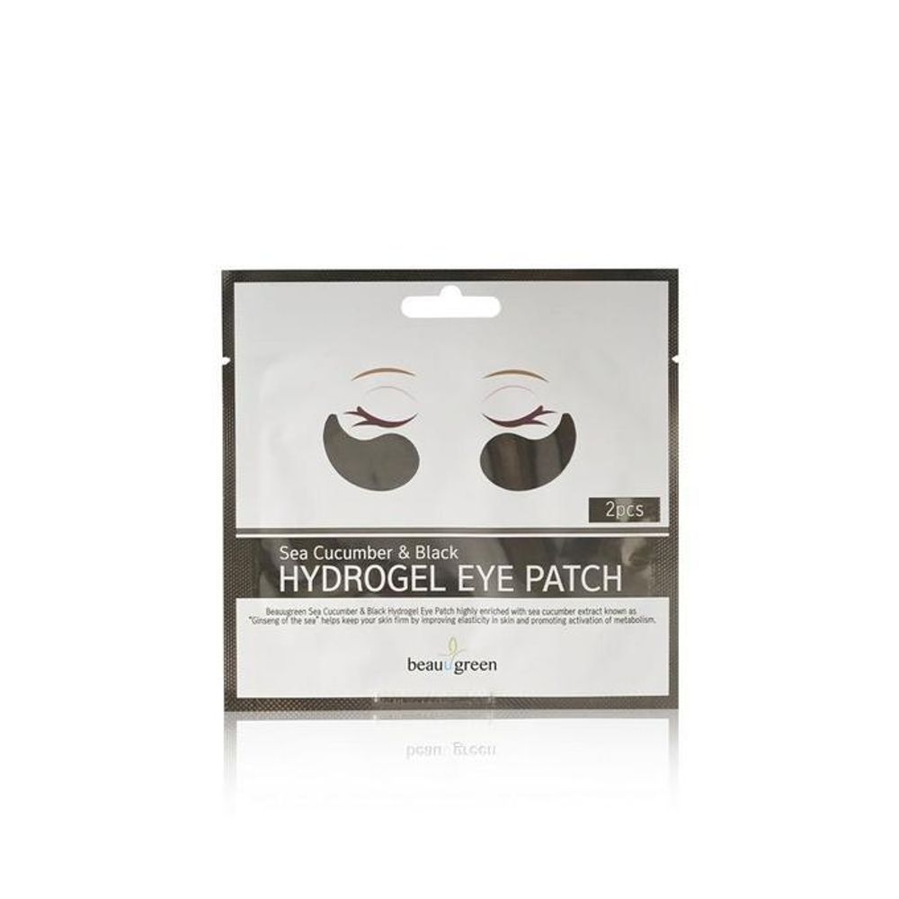 BeauuGreen Sea Cucumber And Black Hydrogel Eye Patch гидрогелевые патчи с морским огурцом