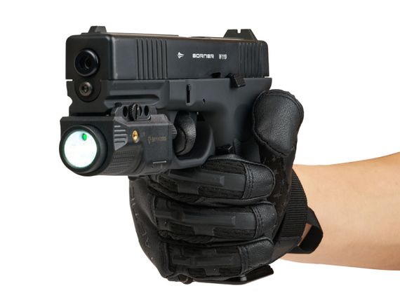 Фонарь подствольный пистолетный Skywoods Manul Laser 460 люмен