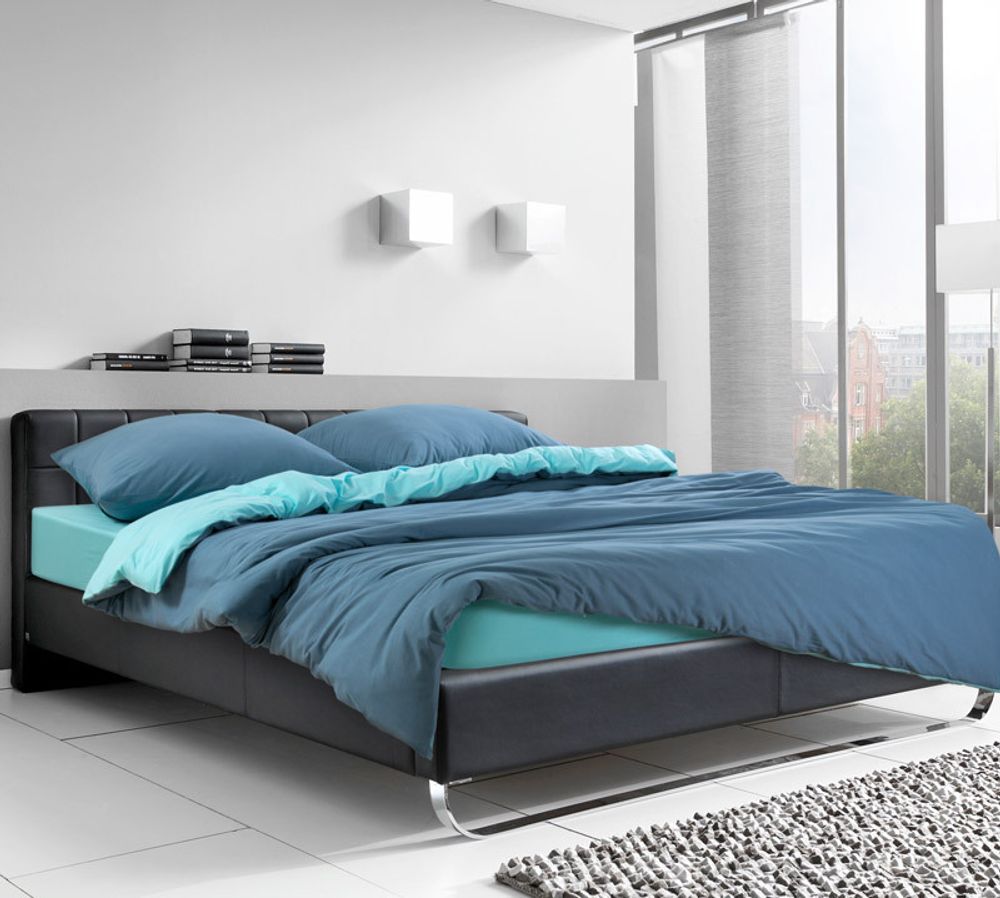 Трикотажный комплект постельного белья 2,0-спальный Морская лагуна