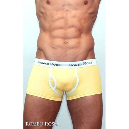Мужские трусы боксеры желтые Romeo Rossi RR365-13 Boxer Brief