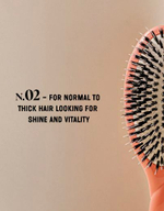 La Bonne Brosse Массажная расческа для волос N 02 Essential Detangling Brush - Emerald Green