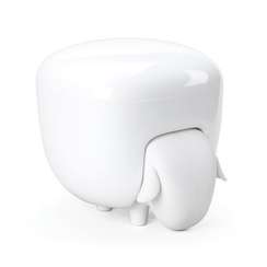 Держатель для ватных дисков sheep белый