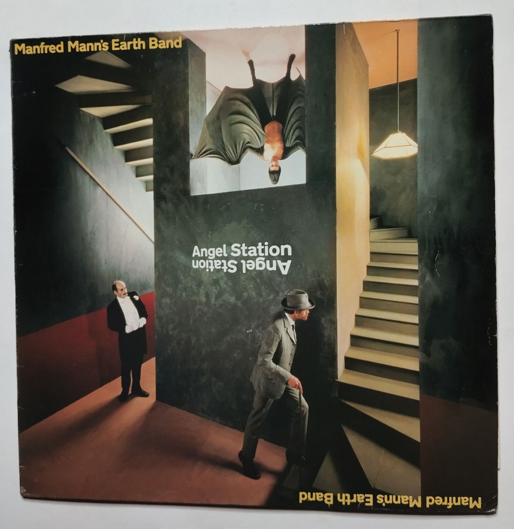 Винтажная виниловая пластинка LP Manfred Manns Earth Band Angel Station (Germany 1979)