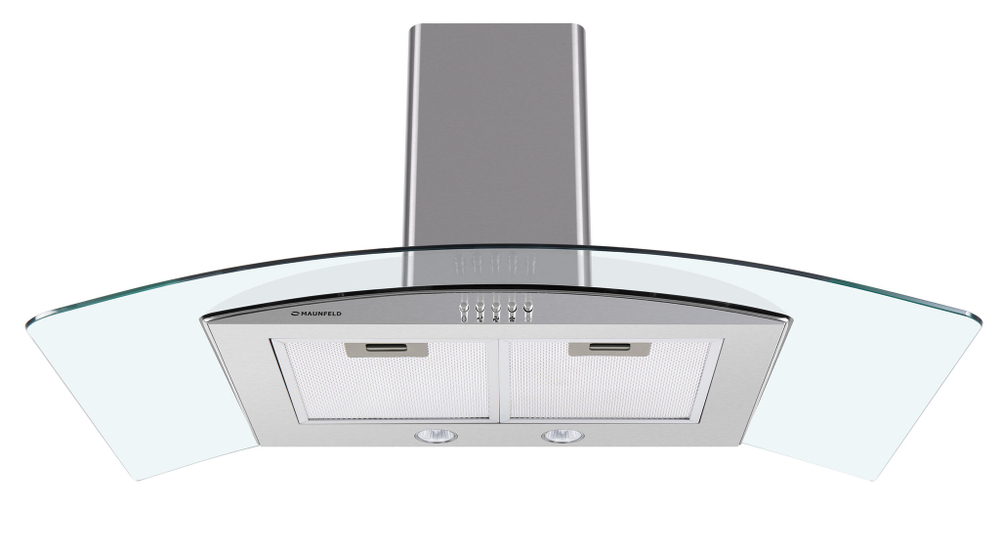 Кухонная вытяжка MAUNFELD Ancona PlusA 90 нержавеющая сталь\прозрачное стекло фото 7