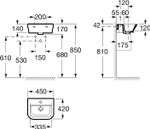 7327477000 THE GAP РАКОВИНА 450Х420