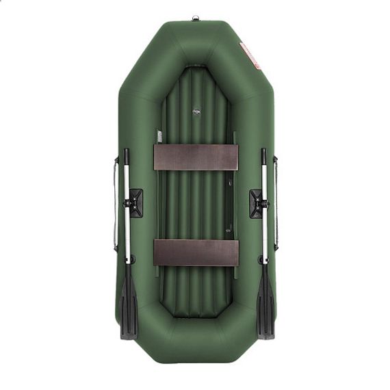 Лодка Тонар Шкипер А260 (надувное дно) (зеленый)