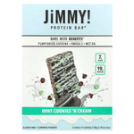 JiMMY!, Bars With Benefits, протеиновый батончик, мятное печенье и крем, 4 отдельных батончика, 58 г (2,05 унции)