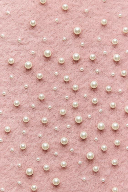 ZARA ТОП ИЗ ВОРСИСТОГО ТРИКОТАЖА С ГОРЛОВИНОЙ ХАЛТЕР И БУСИНАМИ, ПАСТЕЛЬНО-РОЗОВЫЙ