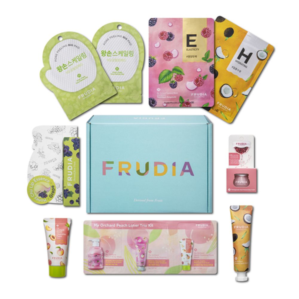 Frudia Набор для ухода за кожей рук и лица «Фруктовый микс» - Beauty box fruit mix, 1шт