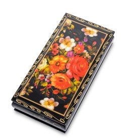 ШК-11/ 5-I Шкатулка-купюрница в технике декупаж (8х17х4)