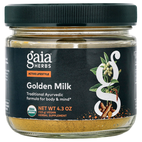 Gaia Herbs, Золотое молоко, 123 г (4,3 унции)