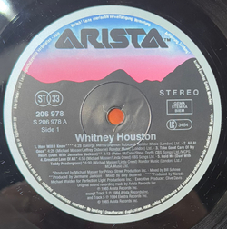 Виниловая пластинка Whitney Houston LP