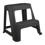 Табурет универсальный со ступенькой Черный 0,48,47х0,41м