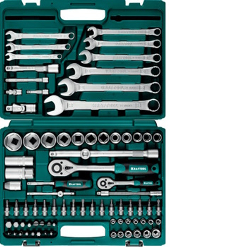 Набор торцовых головок 1/2", 82 предмета KRAFTOOL, 27887-H82_z03