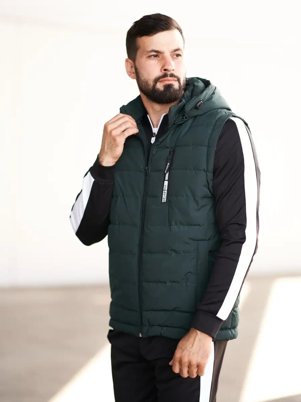 Жилет мужской/демисезонный/алга/alga