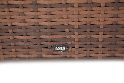 Сундук из искусственного ротанга 4Sis Porto brown