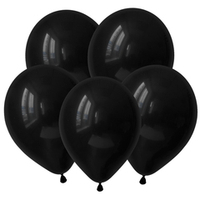 Шар 5" Черный пастель/ Black деко