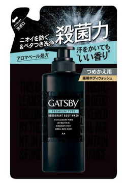 Гель для душа с антибактериальным эффектом Mandom Gatsby Premium Type Medicinal Deodorant Body Wash, 320мл