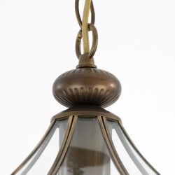 Citilux Гера-2 CL444210 Подвесной светильник витражный Бронза
