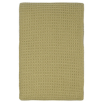 Плед из шерсти травянисто-зеленого цвета из коллекции essential, 130х180 см