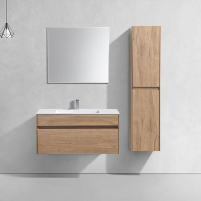 База под раковину Chiara 1000 подвесная, 1 выкатной ящик soft-close, N.Oak, , шт