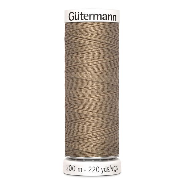 Нитки универсальные Gutermann Sew-all 100 (200 метров), 5 кат. | 868 неотбеленный шелк