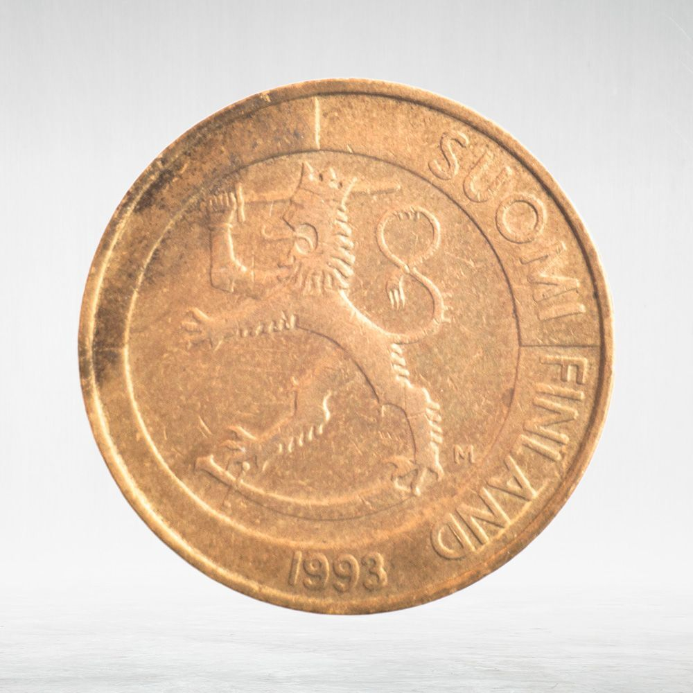 Finland, 1 Markka, 1993, VF