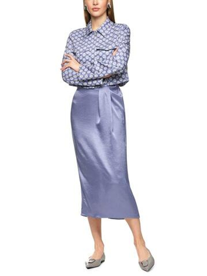 Marc Cain Юбка из струящейся ткани с драпировкой