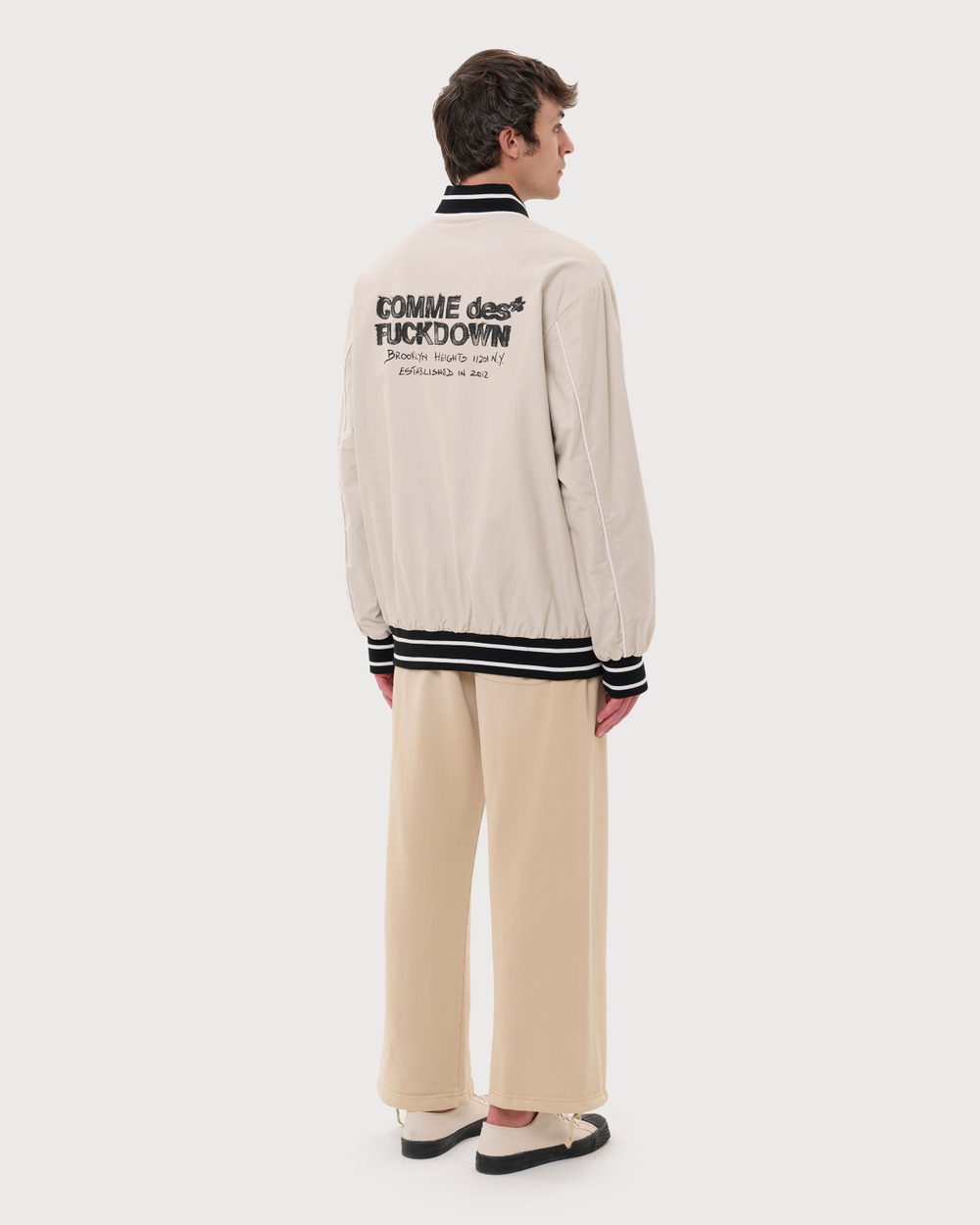 COMME DES FUCKDOWN БОМБЕР БЕЖЕВЫЙ