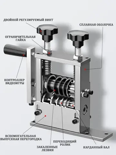Станок для разделки кабеля,1-17мм станок для зачистки проводов для зачистки кабеля