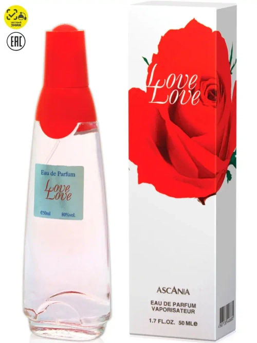 Парфюмерная вода для женщин Ascania "LOVE LOVE" 50мл Россия