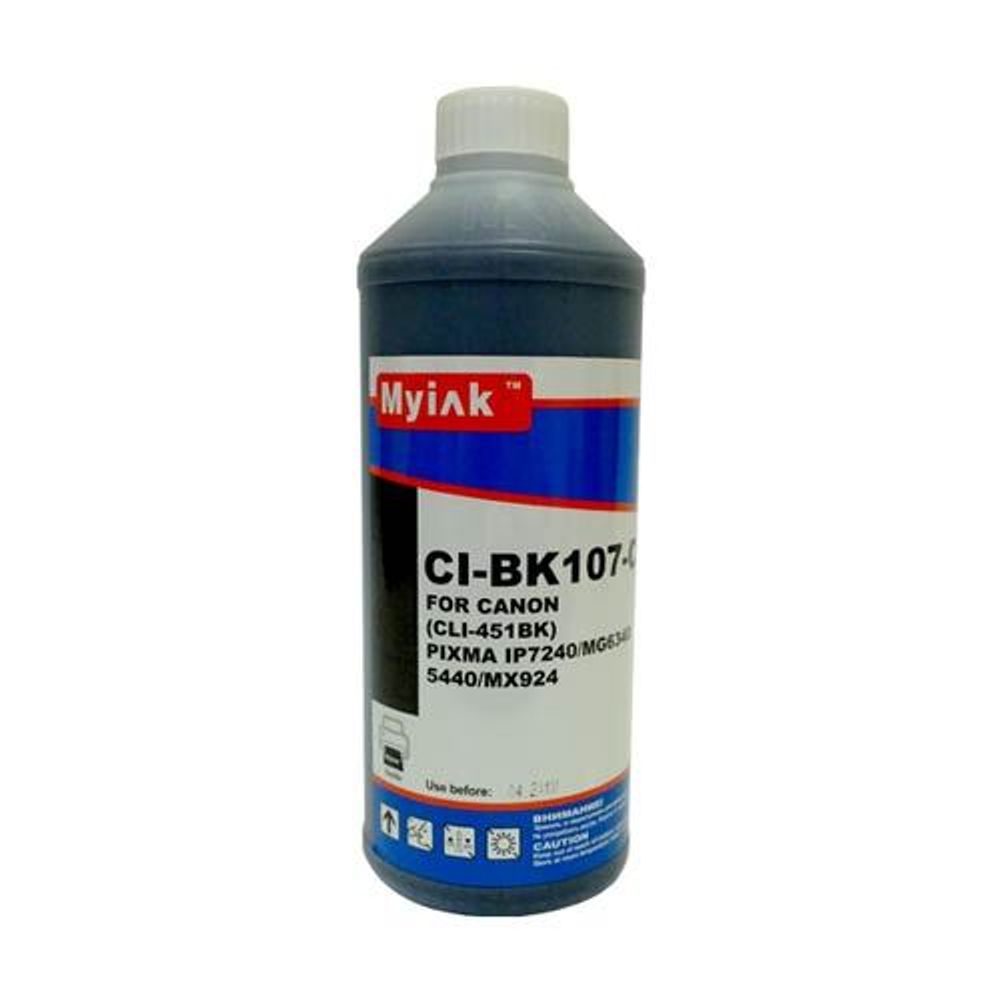 Чернила для CANON CLI-451BK (1л, black, Dye) CI-BK107-C Gloria™ MyInk
